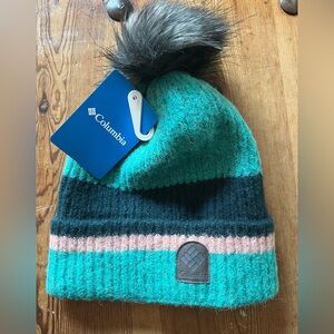 Columbia NWT Winter Blur Pom Pom Beanie